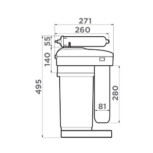 Водоочиститель OMOIKIRI Pure Drop 2.1.4S, фото 3