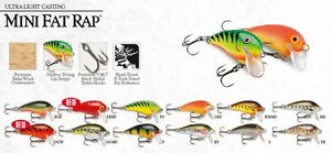 Воблер медленно тонущий Rapala Mini Fat Rap MFR03-TR (0,9м-1,8м, 3 см 4 гр), фото 2