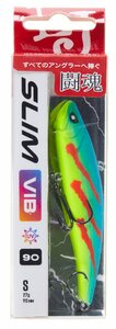 Воблер тонущий вертикальный LJ Pro Series SLIM VIB S 90.00/360, фото 4