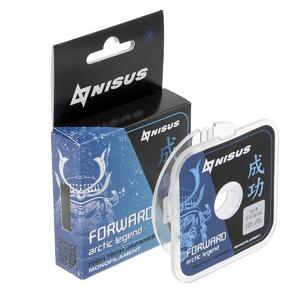 Леска FORWARD ARCTIC LEGEND 0,128mm/50m Nylon Transparen (N-FAG-0.128-50) Nisus, фото 2