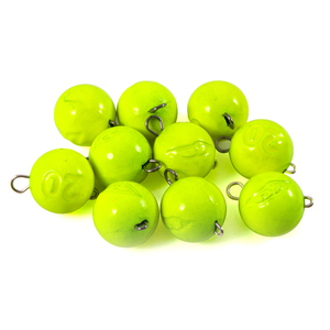 Груз Чебурашка окрашенный разборный "ЯМАН" (10 шт.) - 20 гр., жёлтый, фото 2