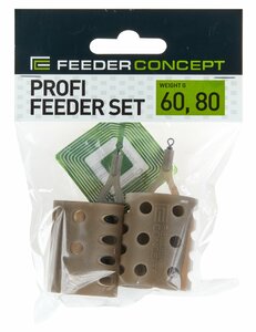 Кормушки фидер. Feeder Cocnept ТОЧНЫЙ ЗАБРОС 60 80г 2шт. набор, фото 8