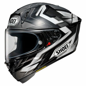 Мотошлем X-Spirit PRO ESCALATE SHOEI (черно-серо-белый глянцевый, TC-5, L), фото 1