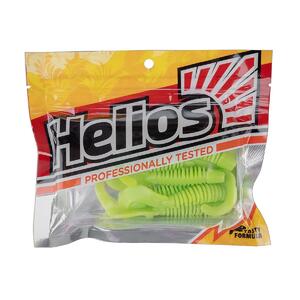 Твистер Din 3,11"/7,9см Lime 6шт. (HS-33-008) Helios (0), фото 2