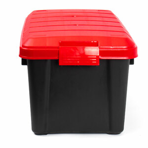 Ящик многофункц. особопрочный СЛЕДОПЫТ Expedition Box, 40 л, 600х360х320 мм, цв. черный/красный, фото 7