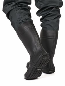 Полукомбинезон забродный Norfin PILOT BOOTFOOT р.44-XL с сапогами резина, фото 12