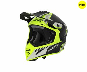 Шлем Acerbis X-TRACK MIPS 22-06 Yellow Fluo/Black M, фото 1