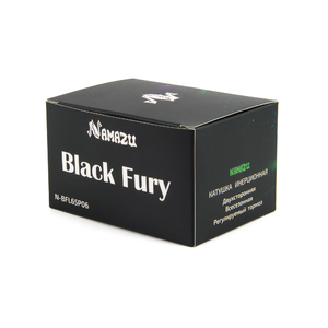 Катушка инерционная Namazu Black Fury Long, пластиковая, 2 подшипника, р. 6,5 см, фото 6