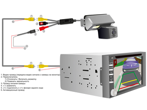 CCD штатная камера заднего вида c динамической разметкой AVEL Electronics AVS326CPR (#021) для HONDA CIVIC 5D (2012-...) / CR-V IV (2012-...), фото 4