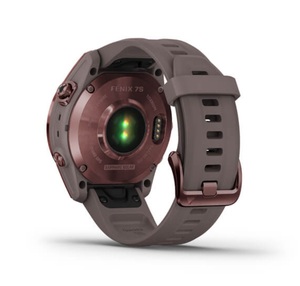 Умные часы Garmin Fenix 7s Sapphire Solar титановый темно-бронзовый с сланцево-серым силиконом, фото 10