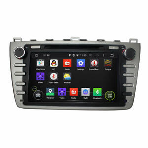 Штатная магнитола CARMEDIA KD-8001 серый DVD MAZDA 6 2007-2012, фото 1