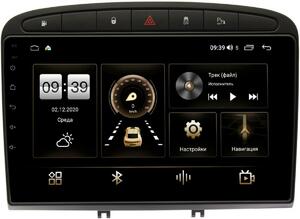 Штатная магнитола Peugeot 308 I, 408, RCZ I 2007-2017 LeTrun 4166-9120 на Android 10 (4G-SIM, 3/32, DSP, QLed) (черный глянец), фото 1