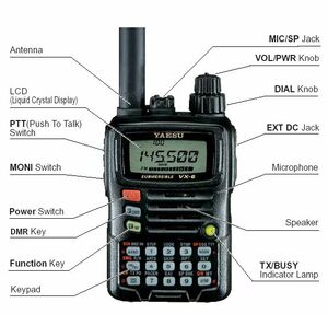 Портативная рация Yaesu VX-6R, фото 4