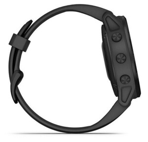 Черные часы Garmin Fenix 6S PRO с черным ремешком, фото 4