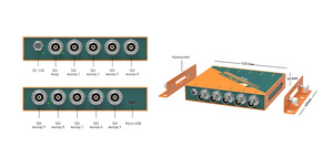 Усилитель-распределитель AVMATRIX SD1191 3G-SDI 1x9 с восстановлением тактовой частоты, фото 10