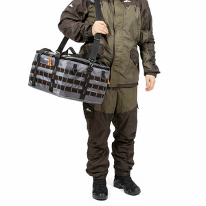 Сумка рыболовная СЛЕДОПЫТ Base Lure Bag XXL, 38х38х25 см, цв. серый + 7 коробок Luno 28/2/, фото 5