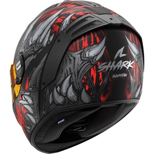 Шлем Shark SPARTAN RS SHAYTAN MAT Black/Red/Anthracite (S), фото 2