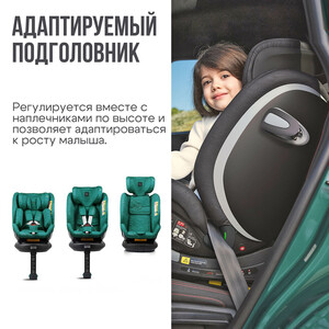 Автокресло 0+/1/2/3 BabyAuto Muugi i-Size Deep Lake, фото 7