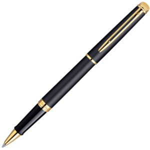 Waterman Hemisphere - Matt Black GT, ручка-роллер, F, BL, фото 1