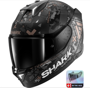 Шлем Shark SKWAL I3 HELLCAT MAT Black/Chrome/Anthracite матовый XXL, фото 1