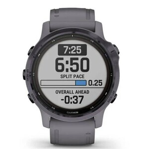 Garmin Fenix 6s Pro Solar аметистовый с темно-серым ремешком, фото 3