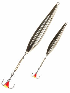 Блесна вертикал. зим. Lucky John FIN Blade с цеп. и kр. 60мм S блистер, фото 2