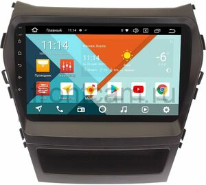 Штатная магнитола Hyundai Santa Fe III 2012-2018 Wide Media KS9022QR-3/32 DSP CarPlay 4G-SIM для авто без Navi на Android 10, фото 1