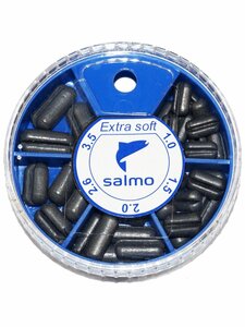 Грузила Salmo EXTRA SOFT малый 5 секц. 1.0-3.5г 060г набор 4, фото 2