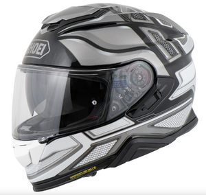 Мотошлем GT-Air 2 NOTCH SHOEI (черно-серо-белый глянцевый, TC-5, M), фото 1