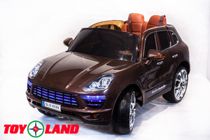 Детский автомобиль Toyland Porsche Macan QLS 8588 Коричневый, фото 1