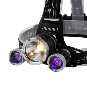 Фонарь налобный "Сибирский Следопыт -Fisher", 1LED WARM + 2 LED UV ,аккум.2x2200mAh/100/60/, фото 5