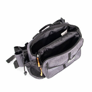 Сумка рыболовная СЛЕДОПЫТ Fishing Hip Bag T2, 27х23х17 см, цв. серый, фото 6
