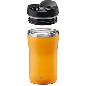 Термокружка Aladdin 0.25L из нержавеющей стали Café Leak-Lock желтая, фото 3