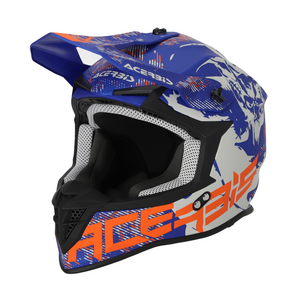 Шлем Acerbis LINEAR 22-06 Grey/Blue матовый M, фото 1