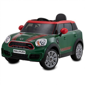 Детский электромобиль ROLLPLAY MINI COUNTRYMAN Premium 12V Green, фото 1