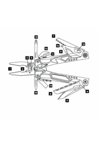 Мультитул Leatherman OHT, 16 функций, нейлоновый чехол MOLLE, черный, фото 7