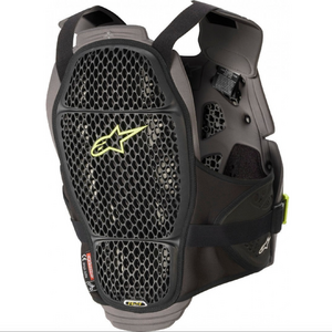 Мотозащита тела ALPINESTARS A-4 MAX CHEST PROT (антрацитово-черно-желтый, 1155, XL/2XL), фото 2