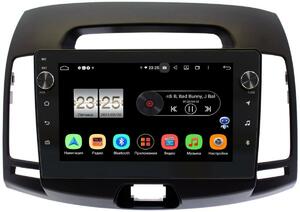 Штатная магнитола LeTrun BPX409-9077 для Hyundai Elantra IV (HD) 2006-2011 (темно-серая) на Android 10 (4/32, DSP, IPS, с голосовым ассистентом, с крутилками), фото 1