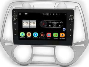 Штатная магнитола Hyundai i20 I 2008-2012 LeTrun BPX409-677 на Android 10 (4/32, DSP, IPS, с голосовым ассистентом, с крутилками), фото 1