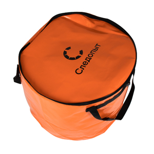 Ведро с крышкой СЛЕДОПЫТ для рыбы, ПВХ, 49х49х40 см, цв. оранжевый, фото 3