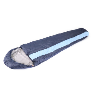 Спальный мешок-кокон  СЛЕДОПЫТ Comfort, 230х80 см, ± 5%, до 0С, 3х слойный, цв.темно-синий, фото 2