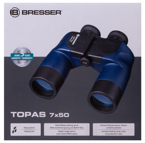 Бинокль Bresser Topas 7x50 WP, фото 14