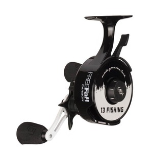 Катушка 13 FISHING FreeFall Carbon - Inline Ice Fishing Reel - Northwoods Edition - LH, фото 1