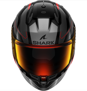 Шлем Shark D-SKWAL 3 SIZLER Black/Anthracite/Red XL (глянцевый), фото 3