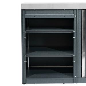 Модуль уличной кухни SMART-1200 Шкаф угловой универсальный (HS-KU03-SHU1200) Helios, фото 11