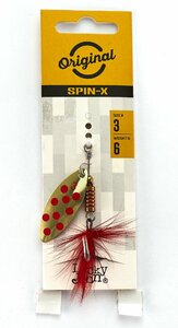 Блесна вращ. Lucky John SPIN X LONG 03 6,0г GR, фото 6