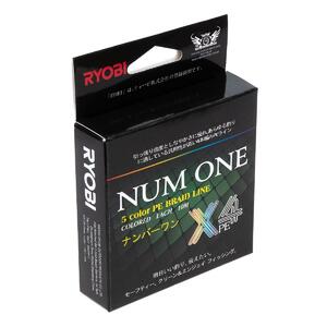 Шнур NUM ONE PE4X-100M 2.5#/0,260 mm Multi Colour Ryobi, фото 3