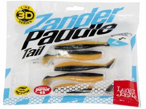 Виброхвосты LJ 3D Series Zander Paddle Tail 4.0in (10.00)/Z07 5шт., фото 4