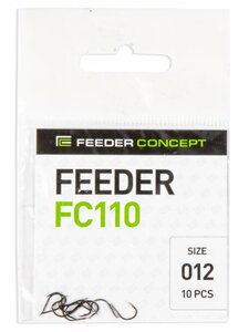 Крючки FC FEEDER сер. FC110 разм.012 10шт., фото 4