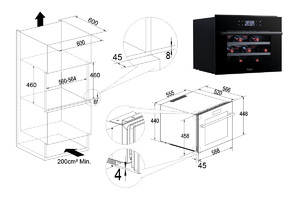 Винный шкаф Temptech SOMZ45SB, фото 7